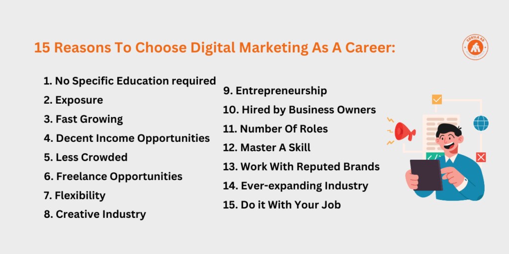 Reasons to choose digital marketing as a career