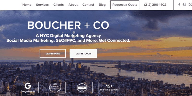 Boucherco social media marketing agency for small business