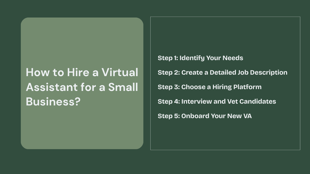 How to Hire a Virtual Assistant for a Small Business?
